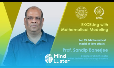 Lec 35 Mathematical model of love affairs