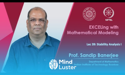 Lec 39 Stability Analysis I