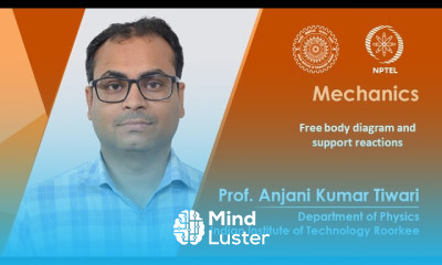 Lecture 06 Free body diagram and support reactions