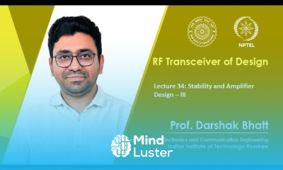 Lecture 34 Stability and Amplifier Design III