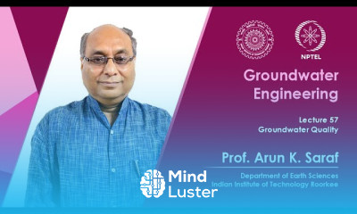 Lecture 57 Groundwater Quality