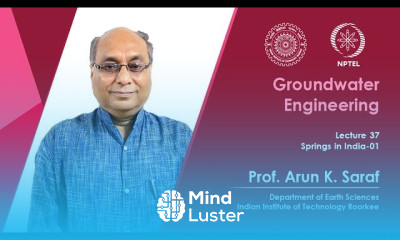 Lecture 37 Springs in India 01