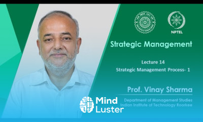 Lecture 14 Strategic Management Process 1