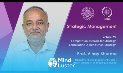 Lecture 29 Competition as Basis for Strategy Formulation Red Ocean Strategy