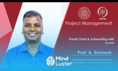 Lecture 23 Gantt Chart Scheduling with scrum