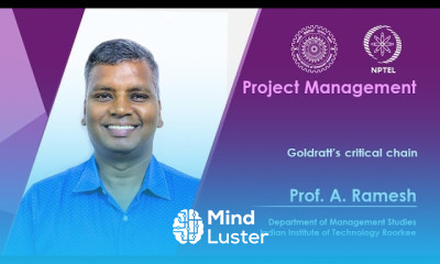 Lecture 27 Goldratt s critical chain