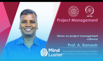 Lecture 38 Demo on project management software