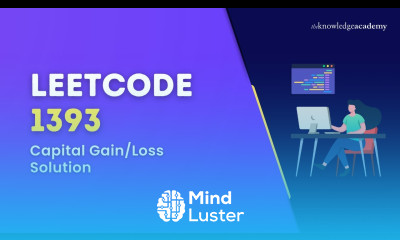 LeetCode 1393 Capital Gain Loss Solution SQL Leetcode Interview Question