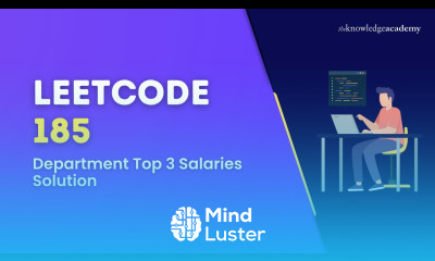Leetcode 185 Department Top 3 Salaries Solution SQL Leetcode Interview Question