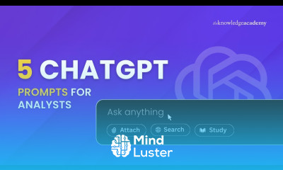 5 ChatGPT Prompts Every Analyst Should Know The Knowledge Academy