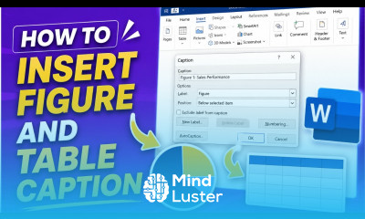 How to Insert Figure and Table Captions in MS Word Under 3 Minutes The Knowledge Academy