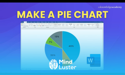 How to Make a Pie Chart in Microsoft Word 2025 The Knowledge Academy