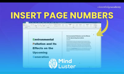 How To Insert Page Numbers In MS Word Easiest Way To Add Page Numbers In MS Word 2025