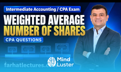 Weighted Average Shares for EPS Stock Dividend Simulation CPA FAR