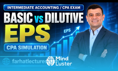 Basic and Dilutive Earnings Per Share CPA Exam Simulations