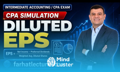 Diluted Earnings Per Share CPA Exam Simulation