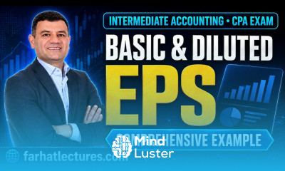 Basic and Diluted Earnings Per Share Comprehensive Example Intermediate Accounting CPA Exam