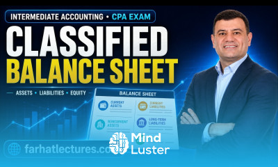 Classified Balance Sheet Explained Assets Side CPA Exam Intermediate Accounting Part 2 of 3