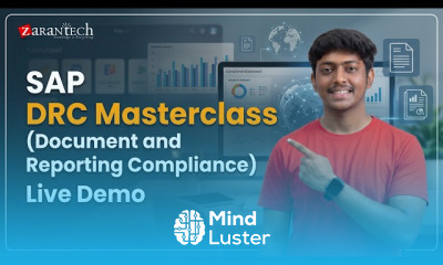 SAP DRC Document and Reporting Compliance Masterclass Live Demo ZaranTech