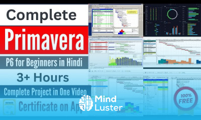 Complete Primavera P6 For Beginners in 3 Hours Full Project in Primavera in Hindi