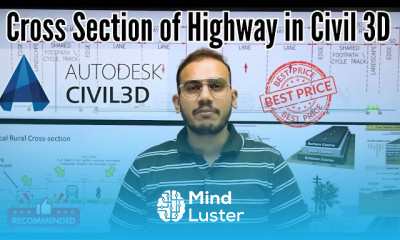 Cross Section of Highway in Civil 3D