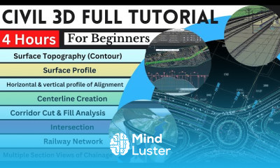 Complete Civil 3D tutorial with LIVE Project Full Course on CIVIL 3D for Beginners