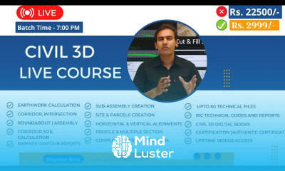 Autodesk Civil 3D Live Course Syllabus New Batch Announcement