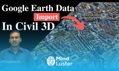 Civil 3D Google Earth Complete Tutorial How to do Satellite Survey Import data in Civil 3D