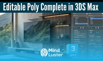 Editable Poly Complete For Beginners 3DS Max