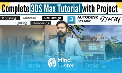 Complete 3DS Max Tutorial Interior Exterior Project Design