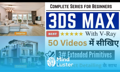 3DS Max for Beginners part 3 Extended primitives Move rotate scale