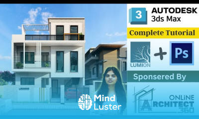Complete Exterior House Design in 3DS Max Lumion Adobe Photoshop