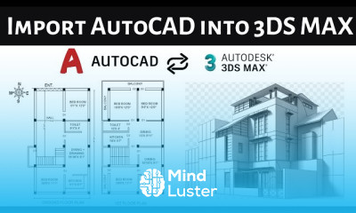 How to Import Plan into 3DS Max 3DS MAX Solution Tutorial Covered  Best Method