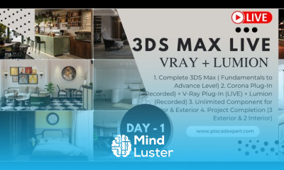 Complete 3DS MAX Professional Course Tutorial 3DS Max V Ray Lumion