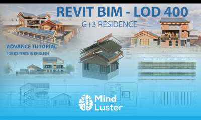 Revit BIM Villa Design Project Architecture Structure 400 LOD