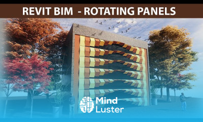 Revit BIM Parametric Rotating Panels