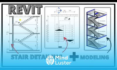 Revit tutorials Modeling and detailing of stairs like a pro