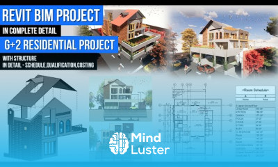 Revit BIM Complete Project G 2 Residential Project with Complete Details
