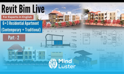 Revit BIM Complete Project 2 G 3 Residential Apartment Contemporary Traditional
