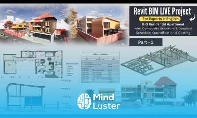 Revit BIM Complete Project 1 G 3 Residential Apartment Contemporary Traditional