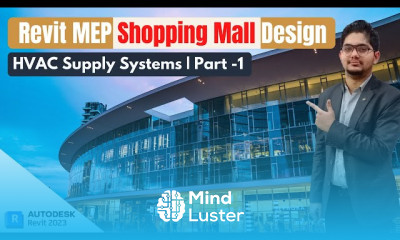 Revit MEP 2023 Shopping Mall Design HVAC Supply Systems Part 1