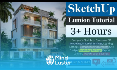 House Design in SketchUp to Lumion  Realistic Rendering for Beginners