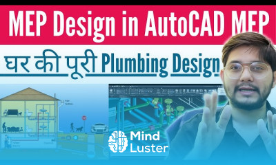 AutoCAD MEP Plumbing Tutorial Complete Residential House Plumbing Design 2025