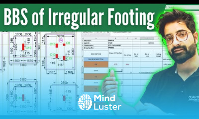 Bar Bending Schedule of Footing