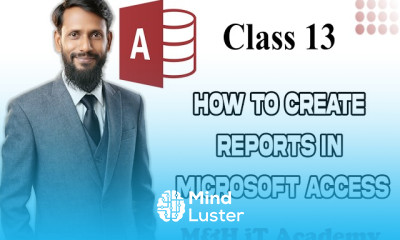 MS Access Tutorial for Beginners Class 13 How to Create Reports in Microsoft Access
