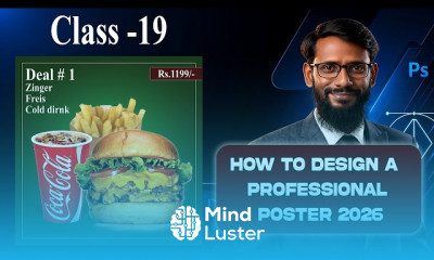 Photoshop Tutorial Class 19 How to Design a Professional Poster Photoshop posterdesign
