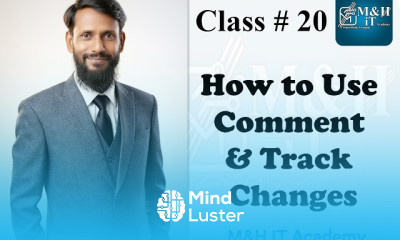 class 20 How to Use Comment Track Changes