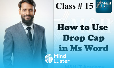 Class 15 Document Styling with Drop Cap