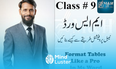 class 9 Format Tables Like a Pro in Microsoft Word ٹیبل پروفیشنل طریقے سے کیسے بنائیں