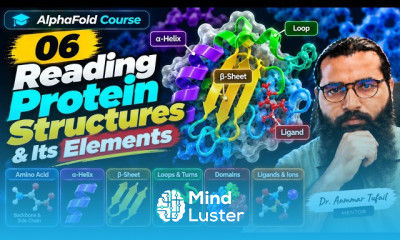 06 Reading Protein Structures Its Elements  AlphaFold Course Urdu Hindi